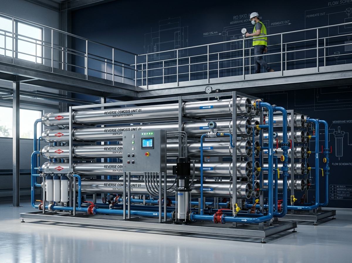 Industrial process water loops.